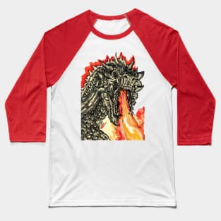 Dragon Fire Baseball T-Shirt